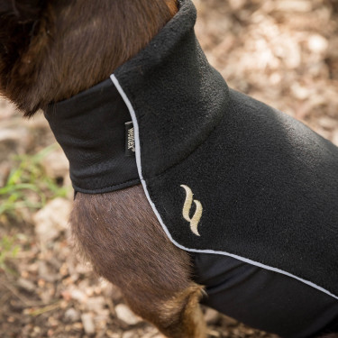 Coperta Back on Track per cane pullover in pile Eddie Nero Coperta Back on Track per cane pullover in pile Eddie Nero