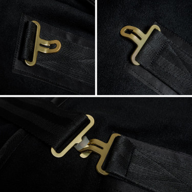 Coperta in Pile Back on Track Collezione Deep Nights Nero Coperta in Pile Back on Track Collezione Deep Nights Nero
