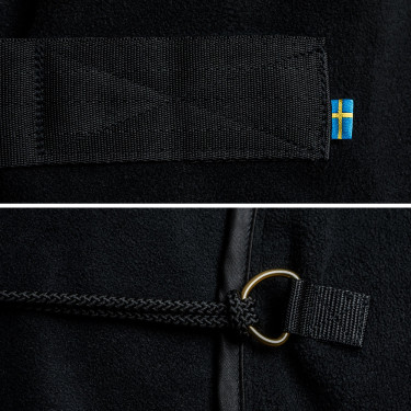 Coperta in Pile Back on Track Collezione Deep Nights Nero Coperta in Pile Back on Track Collezione Deep Nights Nero