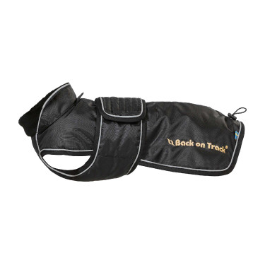 Cappotto lungo per cane Back on Track Buddy Nero Cappotto lungo per cane Back on Track Buddy Nero