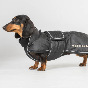 Cappotto lungo per cane Back on Track Buddy Nero Cappotto lungo per cane Back on Track Buddy Nero