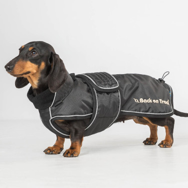 Cappotto lungo per cane Back on Track Buddy Nero Cappotto lungo per cane Back on Track Buddy Nero