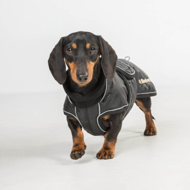 Cappotto lungo per cane Back on Track Buddy Nero Cappotto lungo per cane Back on Track Buddy Nero