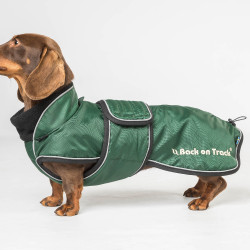 Cappotto lungo per cane Back on Track Buddy Verde Cappotto lungo per cane Back on Track Buddy Verde
