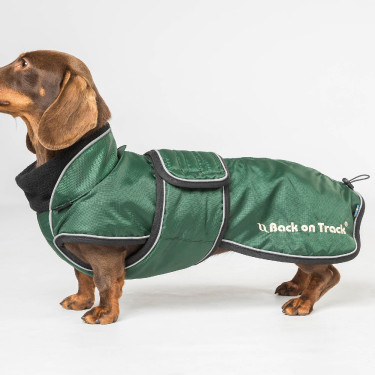 Cappotto lungo per cane Back on Track Buddy Verde Cappotto lungo per cane Back on Track Buddy Verde