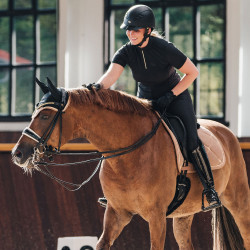 Cuffia per cavallo Night Collection Back On Track Torrone Marrone