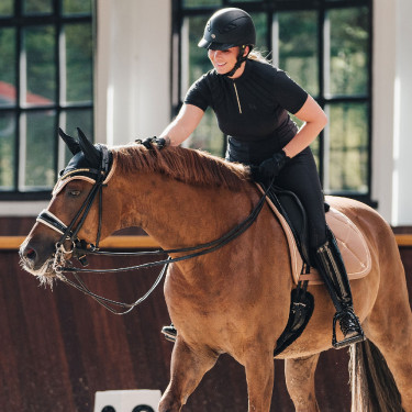 Cuffia per cavallo Night Collection Back On Track Torrone Marrone