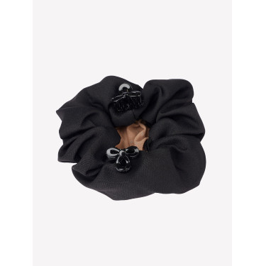 Chouchou LeMieux con retino per capelli Crystal Nero / biondo