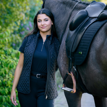 Gilet senza maniche Imperial Riding Shimmer Nero Gilet senza maniche Imperial Riding Shimmer Nero