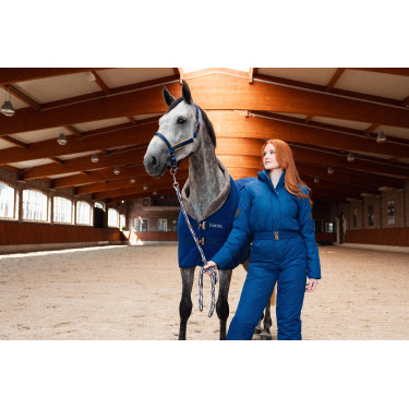 Coperta asciugante in pile Delémont Horze Blu artico