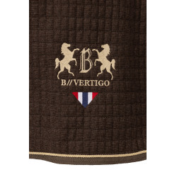 Coperta asciugante B Vertigo High Altitude in misto lana Marrone fango Beige