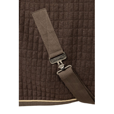 Coperta asciugante B Vertigo High Altitude in misto lana Marrone fango Beige