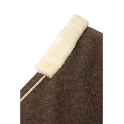 Coperta asciugante B Vertigo High Altitude in misto lana Marrone fango Beige