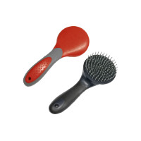 Pettine per Criniera e Coda con Manico Umbria Equitazione Rosso / grigio Pettine per Criniera e Coda con Manico Umbria Equitazione Rosso / grigio