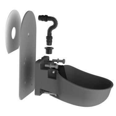 Piastra di adattamento per il serbatoio da pascolo Kerbl Metallo