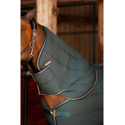 Copricollo per coperta da box Glasgow pony Hoze Verde acqua scuro Copricollo per coperta da box Glasgow pony Hoze Verde acqua scuro