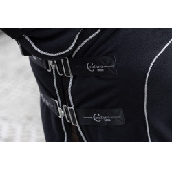 Coperta in pile con collo alto CovallieroTherm Nero