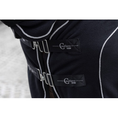 Coperta in pile con collo alto CovallieroTherm Nero