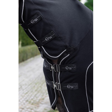Coperta in pile con collo alto CovallieroTherm Nero