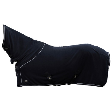 Coperta in pile con collo alto CovallieroTherm Nero