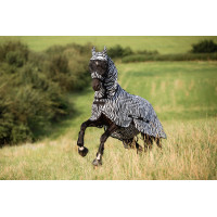 Maschera protettiva contro le mosche Zebra con protezione per le orecchie Covalliero Zebra Motivi Maschera protettiva contro le mosche Zebra con protezione per le orecchie Covalliero Zebra Motivi