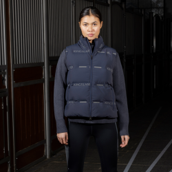 Gilet imbottito senza maniche riflettente unisex Kingsland KLVarsin Marina Blu marino