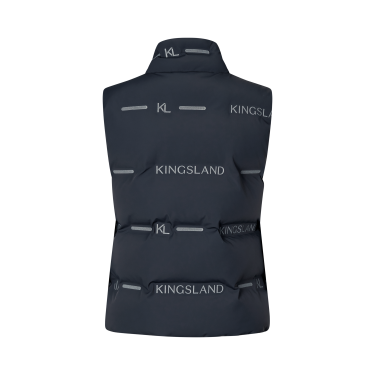 Gilet imbottito senza maniche riflettente unisex Kingsland KLVarsin Marina Blu marino