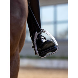 Staffili LeMieux Vector Balance Carbonio / argento Grigio Staffili LeMieux Vector Balance Carbonio / argento Grigio