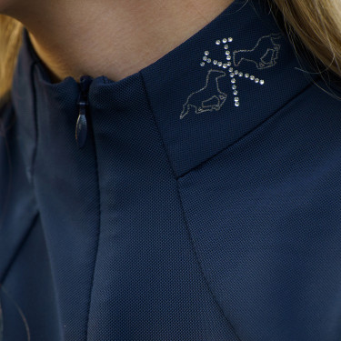 Polo da concorso per bambini HV Polo Laluna Marina Blu marino