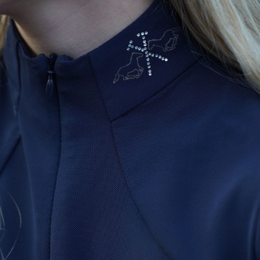 Polo da concorso per bambini HV Polo Laluna Marina Blu marino