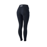 Pantaloni da equitazione termici con fondo integrale in silicone Justine da donna B Vertigo Blu navy scuro