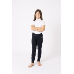 Leggings da equitazione invernali con fondo in silicone Active per bambini Horze Blu navy scuro Leggings da equitazione invernali con fondo in silicone Active per bambini Horze Blu navy scuro