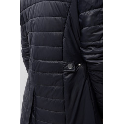Piumino lungo da donna Horze Charlotte Blu navy scuro Piumino lungo da donna Horze Charlotte Blu navy scuro