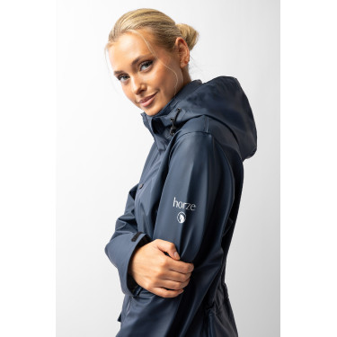 Impermeabile da donna Horze Hazel lungo con spacchi Impermeabile da donna Horze Hazel lungo con spacchi