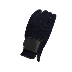 Guanti da equitazione da donna Horze Mayla Winter Blu marino scuro
