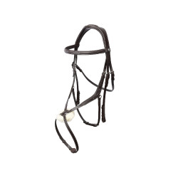 Briglia Monterrey capezzina messicana Horze Cognac Marrone