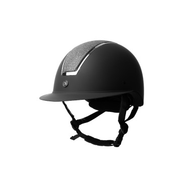 Casco in Metallo Scintillante Monarch II Horze Nero / grigio scuro