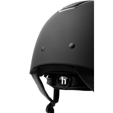 Casco in Metallo Scintillante Monarch II Horze Nero / grigio scuro