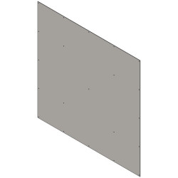 Rivestimento interno per porta di box a battente La Gée Rivestimento interno per porta di box a battente La Gée