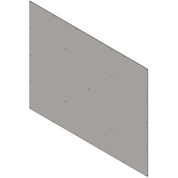 Rivestimento interno della facciata del box 3 m La Gée