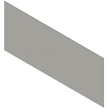 Doppia parete per separazione box parte bassa 3 m La Gée Doppia parete per separazione box parte bassa 3 m La Gée