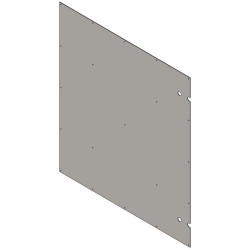 Rivestimento interno battente inferiore per porta di box a 2 battenti La Gée Rivestimento interno battente inferiore per porta di box a 2 battenti La Gée