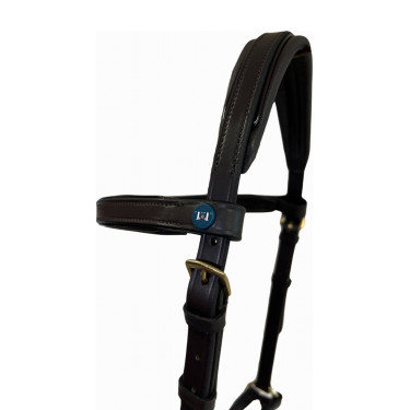 Side-pull in cuoio T de T Havana scuro Marrone