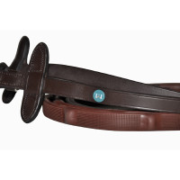 Redini in gomma T de T con fermagli Havana scuro Marrone