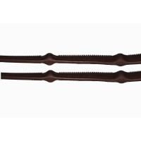 Redini in gomma T de T con fermagli Havana scuro Marrone