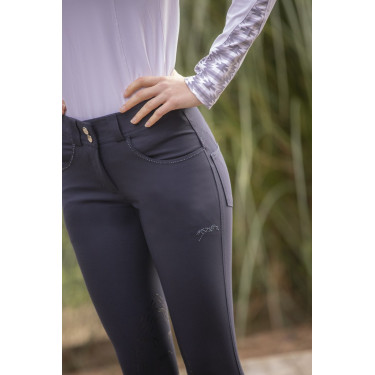 Pantaloni Pénélope Fun Stone donna Marina Blu marino
