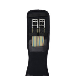 Cinghia da addestramento Winston in schiuma memory foam Horze Nero