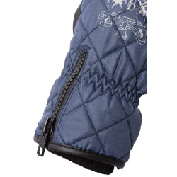 Guanti da equitazione impermeabili e imbottiti B Vertigo Onyx Titano marino Blu marino