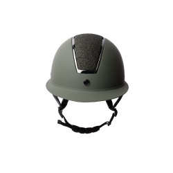 Casco in Metallo Scintillante Monarch II Horze Verde scarabeo