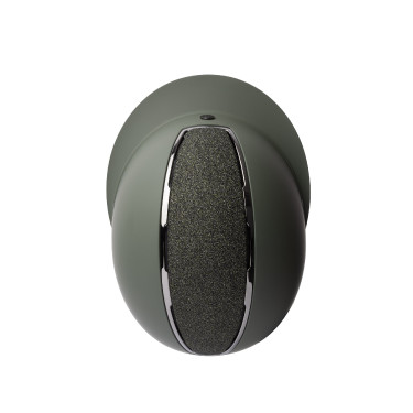 Casco in Metallo Scintillante Monarch II Horze Verde scarabeo
